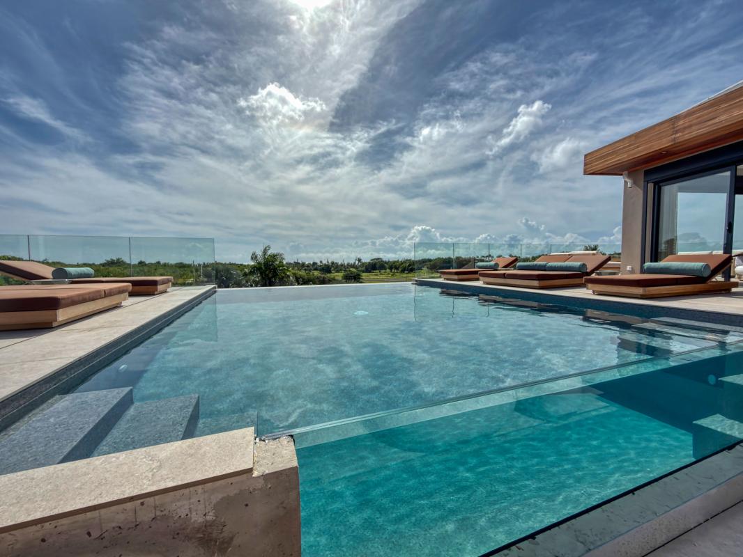 10.Location Villa piscine vue mer St François Guadeloupe_Piscine Vue mer